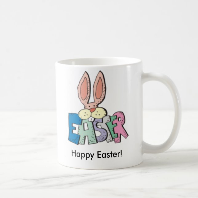 Ostern-Feiertag, fröhliche Ostern! Tasse (Rechts)