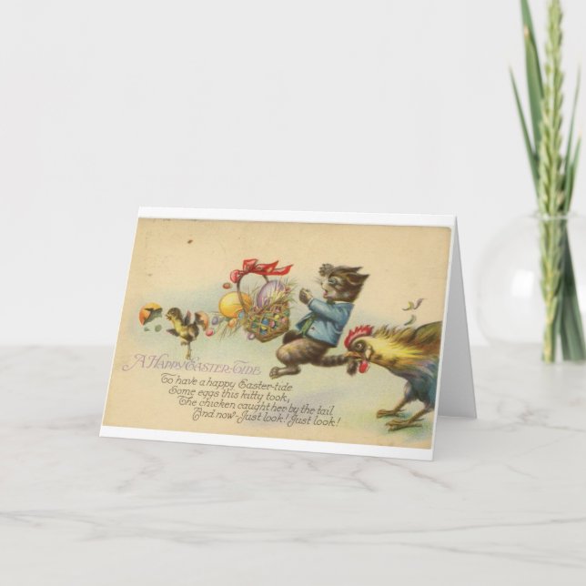 Ostern Feiertagskarte (Vorderseite)