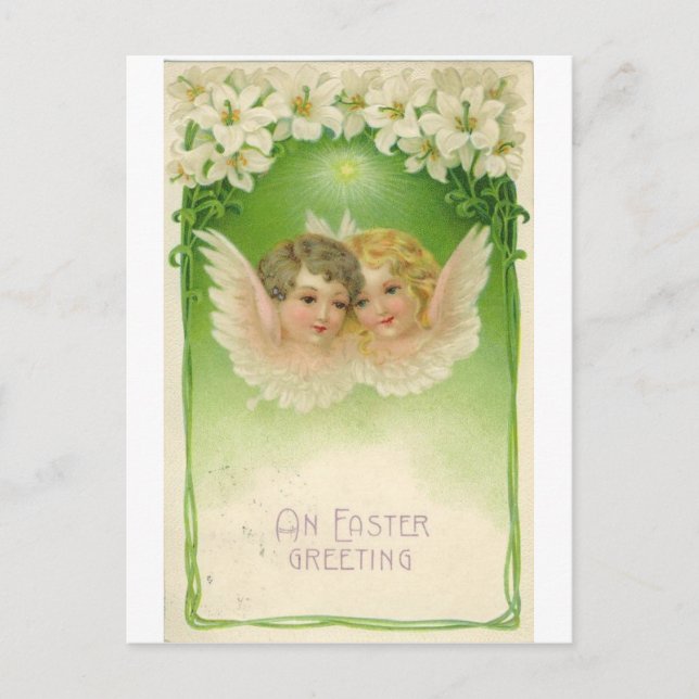 Ostern Feiertagspostkarte (Vorderseite)