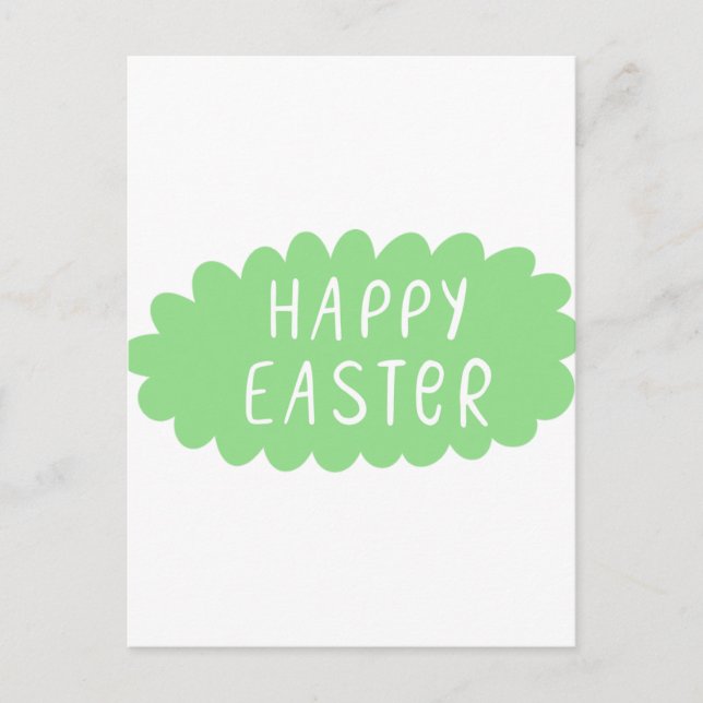 Ostern Feiertagspostkarte (Vorderseite)