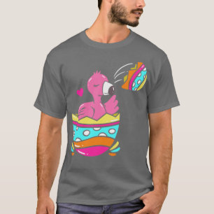Ostern Flamingo Bekleidung Niedlich Bunny Lover Ge T-Shirt