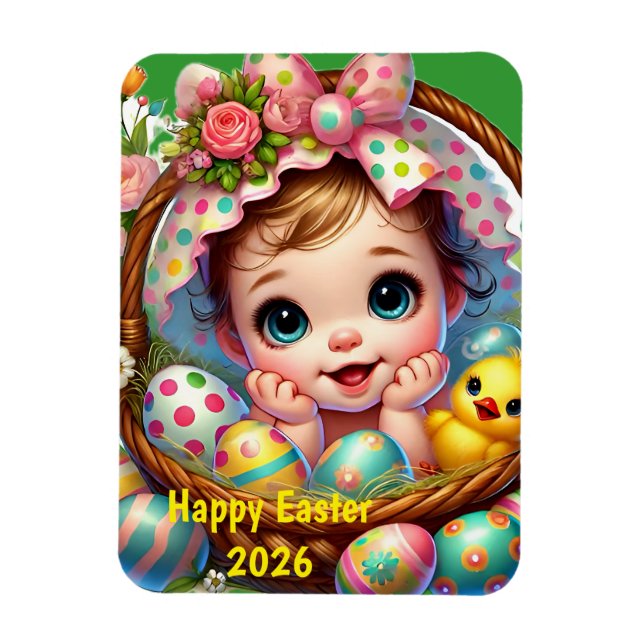 OSTERN ~ Flexibler Foto-Magnet Magnet (Vertikal)