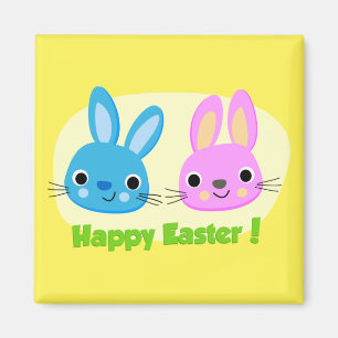 "OSTERN FREUT EUCH" HASEN MAGNET