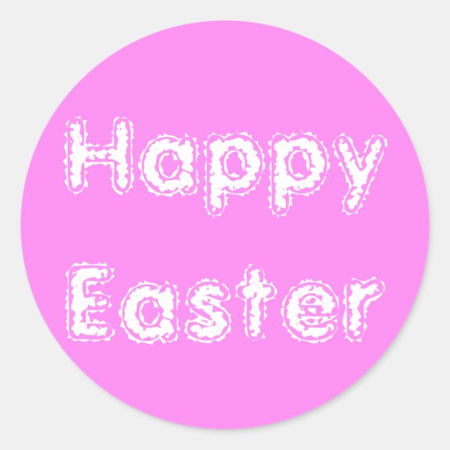 Ostern Frosty Violet Sticker von Janz (Vorderseite)