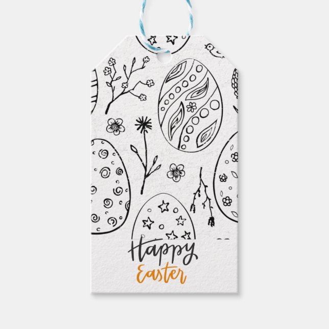 Ostern Geschenkanhänger (Vorderseite)