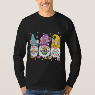 Ostern Gnome Bunny Autism Ostereier Jagd T-Shirt