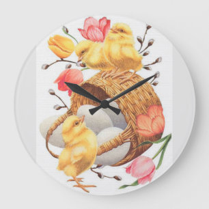 Ostern Große Wanduhr