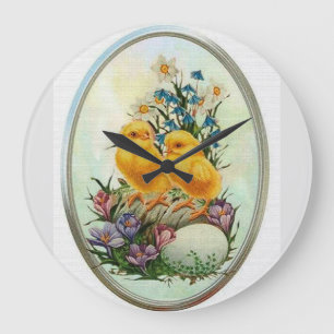 Ostern Große Wanduhr