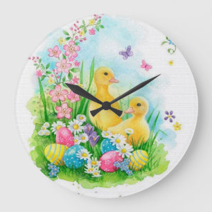 Ostern Große Wanduhr