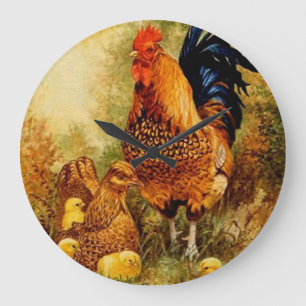 Ostern Große Wanduhr