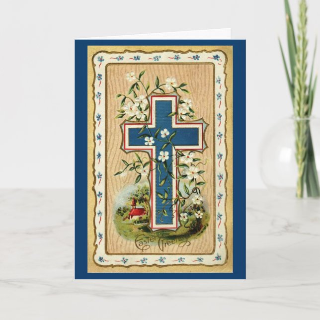 Ostern-Gruß-Karte Feiertagskarte (Vorderseite)