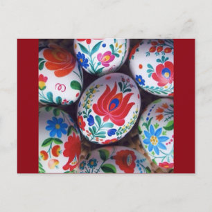 Ostern-Gruß-Ungar Kalocsai Eier Feiertagspostkarte