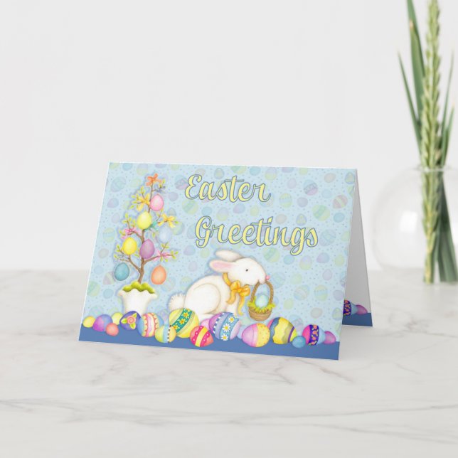 Ostern-Grüße Feiertagskarte (Vorderseite)