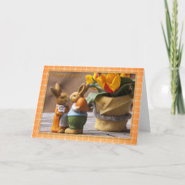 Ostern - Happy Ostersonniges Paar Feiertagskarte