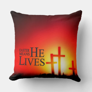 Ostern heißt, er lebt Pillow Kissen
