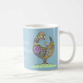 Ostern-Henne und Kükenbecher Kaffeetasse