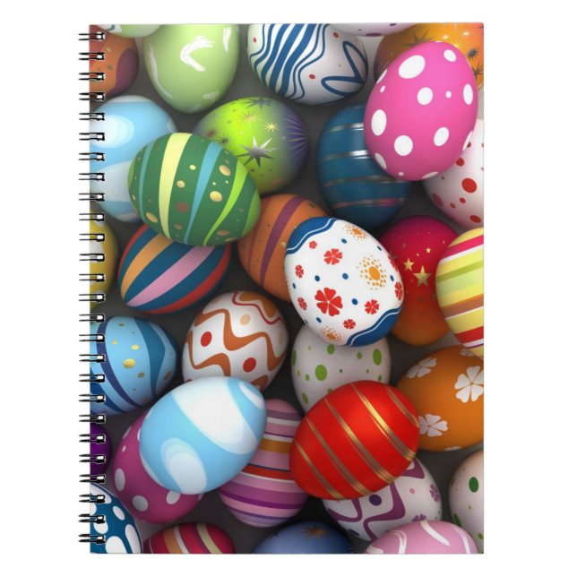 Ostern-Hintergrund Notizblock (Vorderseite)