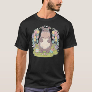 Ostern Hippo Sonnige Eier auf Ostern Hippopotam T-Shirt