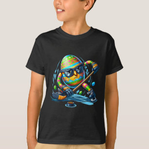 Ostern Hockey Spieler Eier Ei Hase Hasen Männer Wo T-Shirt