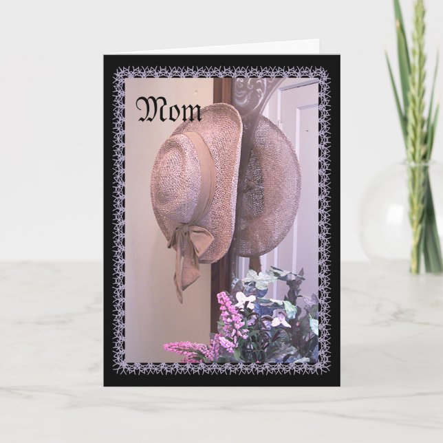 Ostern-Hut-Gruß Feiertagskarte (Vorderseite)