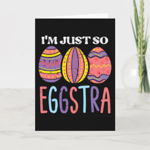 Ostern Ich Bin So Extra Eier Cute Frauen Mädchen K Karte