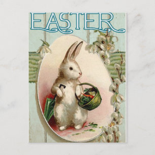 Ostern im Vintage-Stil Postkarte