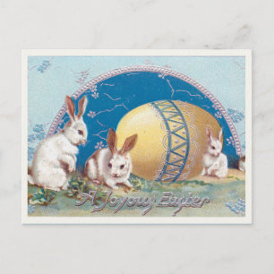 Ostern im Vintage-Stil Postkarte