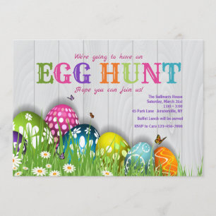 Ostern in der Garten-Einladung Einladung