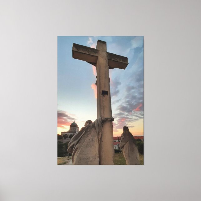 Ostern in Esztergom Ungarn Canvas Print Leinwanddruck (Vorderseite)