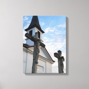 Ostern in Esztergom Ungarn Canvas Print Leinwanddruck