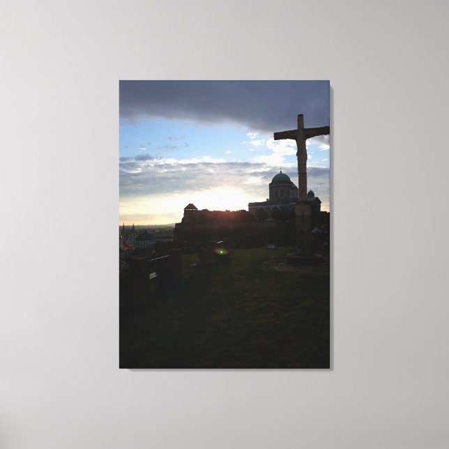 Ostern in Esztergom Ungarn Leinwanddruck (Vorderseite)