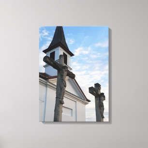 Ostern in Esztergom Ungarn Leinwanddruck
