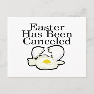 Ostern ist annulliert worden feiertagspostkarte
