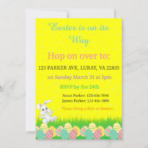Ostern ist auf dem Weg Einladung 