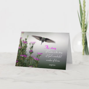 Ostern ist die Geschichte Feiertagskarte