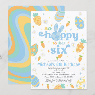 Ostern ist so erfreulich, sechs Jungen zum Geburts Einladung