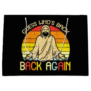 Ostern Jesus Errate Wer ist zurück Religiös Christ Große Geschenktüte