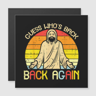 Ostern Jesus Errate Wer Ist Zurück Religiös Christ Magnetkarte