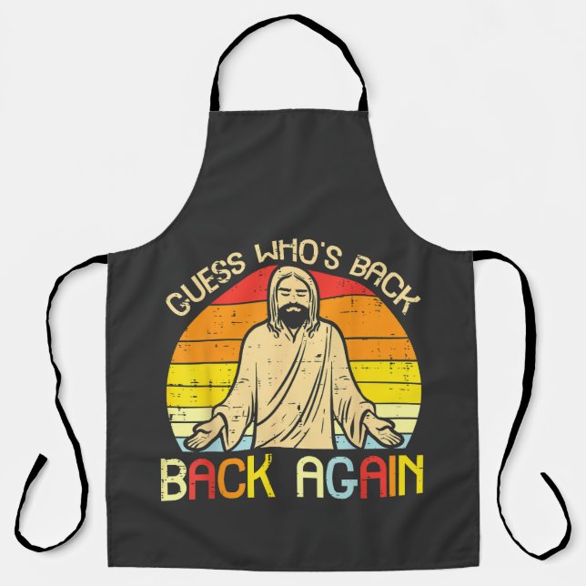 Ostern Jesus Errate Wer Zurück Ist Religiös Christ Schürze (Vorderseite)