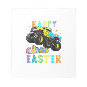 Ostern Jungen glücklicher Oster-Monster-Truck Oste Notizblock