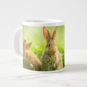 Ostern-Kaninchen Jumbo-Tasse