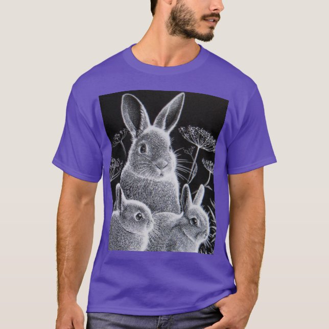 OSTERN-KANINCHEN-T-SHIRT T-Shirt (Vorderseite)