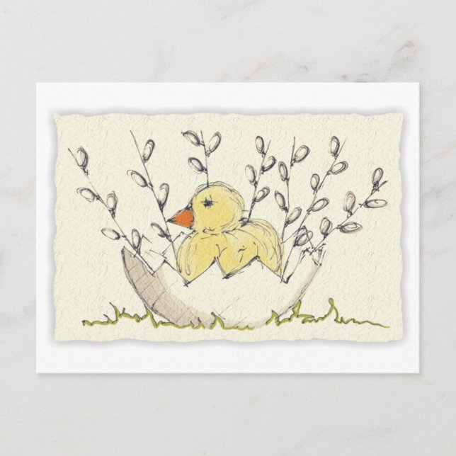 Ostern-Karte Feiertagspostkarte (Vorderseite)