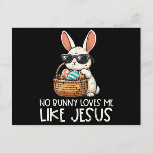 Ostern Kein Hase liebt mich wie Jesus Christlich Feiertagspostkarte