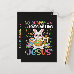 Ostern Kein Hase liebt mich wie Jesus Christlich Feiertagspostkarte