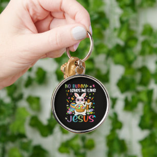 Ostern Kein Hase liebt mich wie Jesus Christlich Schlüsselanhänger