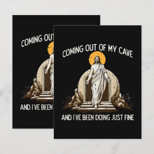 Ostern Kommend Aus Meiner Höhle Jesus Karte