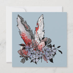 Ostern kommt Hasen-Horror Karte