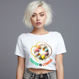 Ostern kommt - Niedliches Baby Kaninchen T-Shirt
