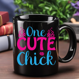 Ostern kommt. Traditionen Zweifarbige Tasse